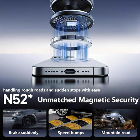 Vacuum Suction Magnetic Phone Holder